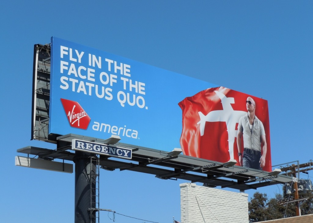 Virgin America Billboard Status Quo