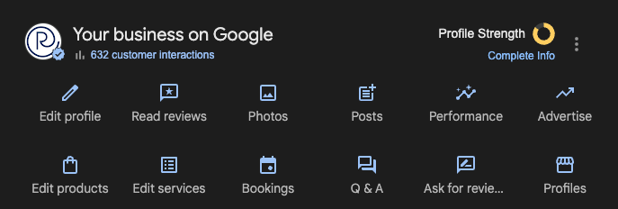 Complete all relevant fields for your business’s GBP.