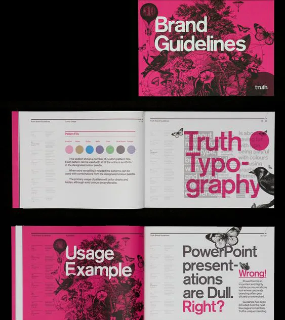 Example of brand guidelines
